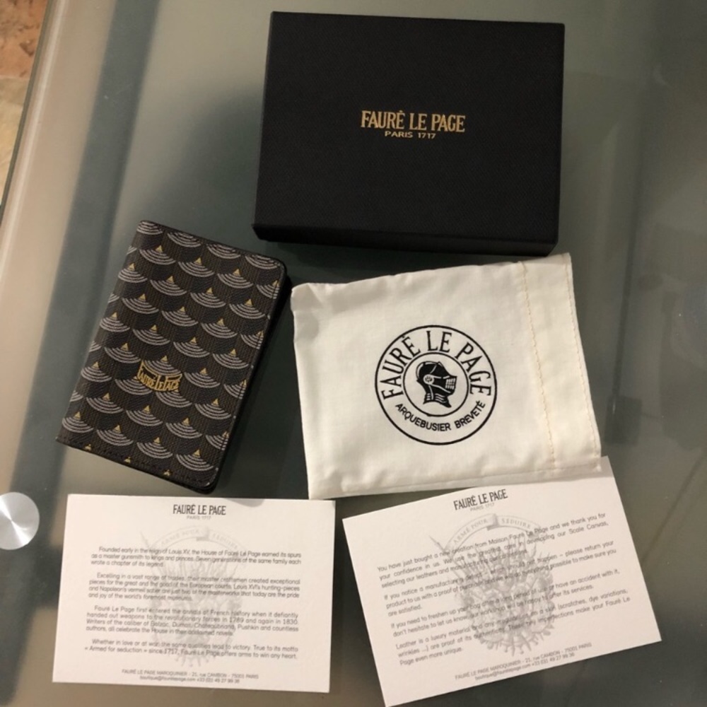 Faure le Page bifold wallet brand new